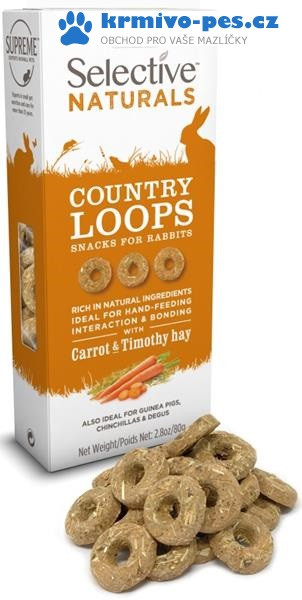 Supreme Selective Naturals snack Country Loops 60 g