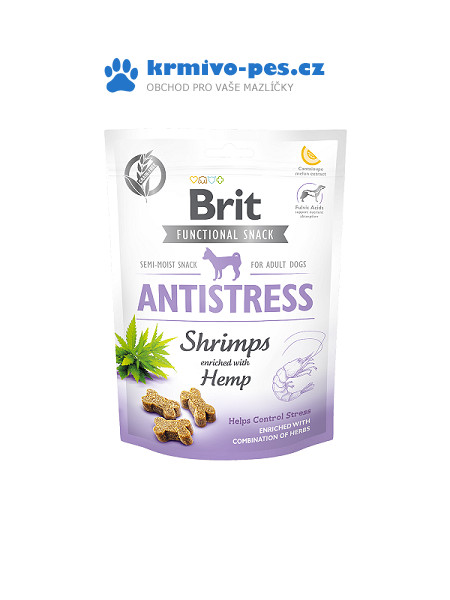 Brit snack Antistress shrimps & hemp 150 g