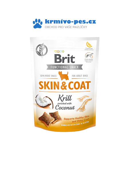 Brit snack Skin Coat krill & coconut 150 g