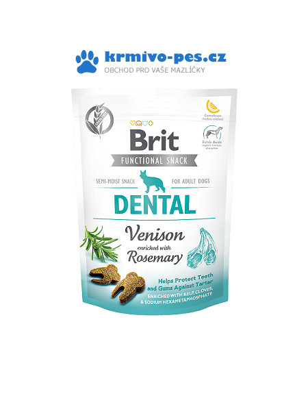 Brit snack Dental venison & rosemary 150 g