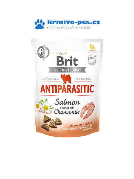 Brit snack Antiparasitic salmon & chamonile 150 g