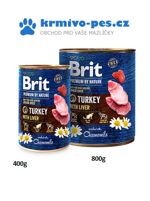 Brit Premium by Nature Turkey with Liver 400 g