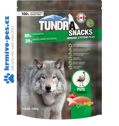 Tundra dog snack Turkey Immune Systeme 100 g