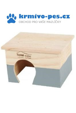 Domek pro hlodavce HOME COLOR M šedý Zolux