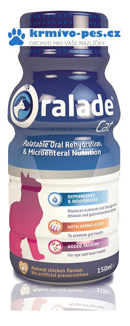 Oralade rehydratační roztok kočka 330ml