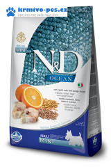 N&D OCEAN DOG LG Adult Mini Codfish & Orange 7kg