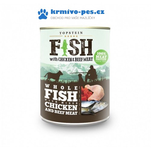 Topstein Fish with Chicken & Beef Meat 800 g