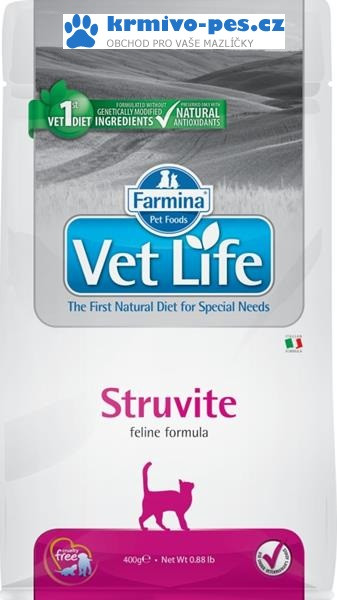 Vet Life Natural Feline Dry Struvite 400 g