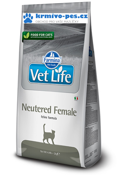 Vet Life Cat NEUTERED Female 2 kg