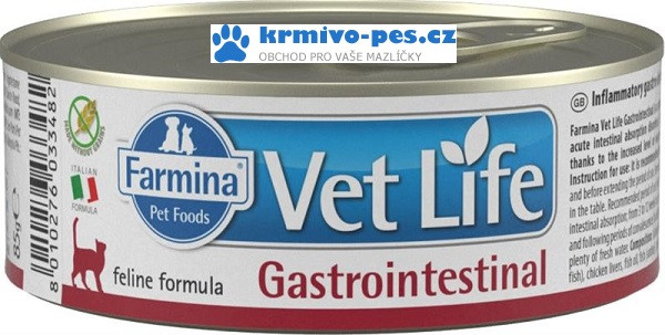 Vet Life Natural Feline Gastrointestinal 85 g