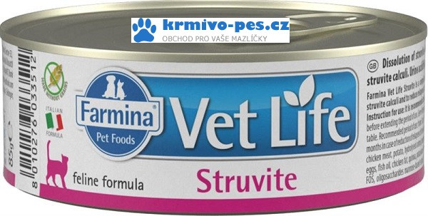 Vet Life Natural Feline Struvite 85 g