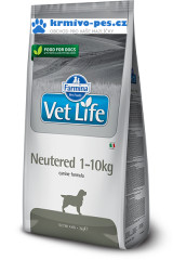Vet Life Natural Canine Dry Neutered 1-10kg 10 kg