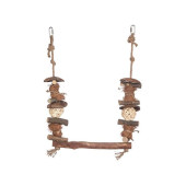 Hračka pták přírodní, houpačka Swing Bar Quapas! 45x30cm