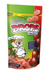 Pochoutka hlodavec Mlsoun jahodové dropsy 75g