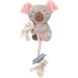 Hračka provaz+plyš Dadi Koala 25,5cm šedá Flamingo