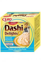 Churu Cat CIAO Dashi kuře s hřebenatkou 70g