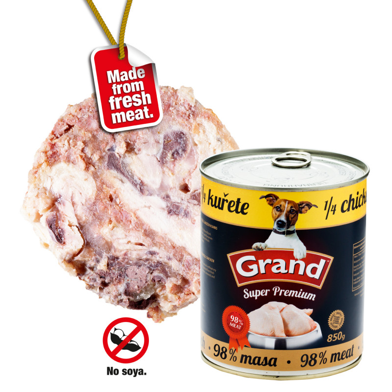 Grand extra s 1/4 kuřete 850 g