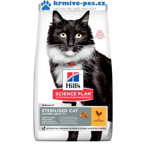 Hill's Feline Mature Ad. 7+ Sterilised Chicken 3 kg