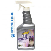 Urine Off sprej odstraňovač zápachu a skvrn-kočky 500 ml