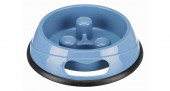 Plastová miska proti hltání jídla 0,9 l/23 cm - modrá