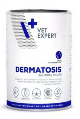 VetExpert VD 4T Dermatosis Dog Salmon konzerva 400g