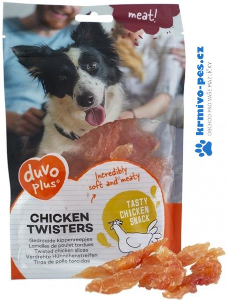 Duvo+ dog Meat! Chicken twisters 80 g
