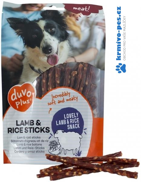 Duvo+ dog Meat! Lamb & rice sticks 80 g