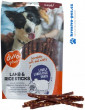 Duvo+ dog Meat! Lamb & rice sticks 80g - jehněčí tyčinky s rýží