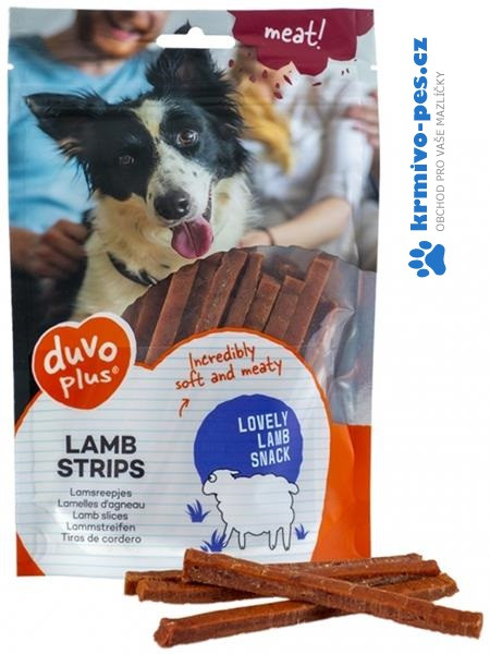 Duvo+ dog Meat! Lamb Strips 80 g