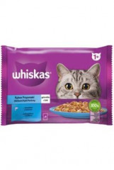 Whiskas kapičky Core rybí výběr v želé 4x85g