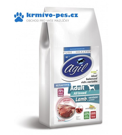 Agil Adult Sensitive Lamb & Venison grain free 10 kg