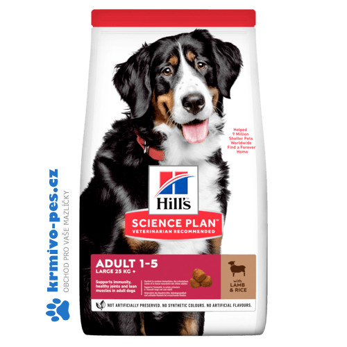 Hill's Science Plan Canine Adult Large Breed Lamb & Rice 14 kg NOVÝ