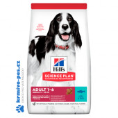Hill's Science Plan Canine Adult Medium Tuna & Rice 12kg NOVÝ