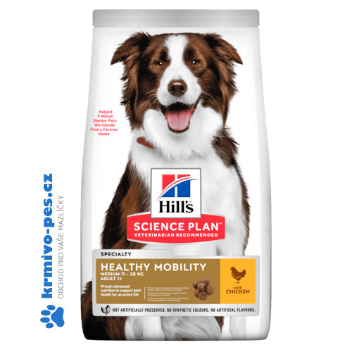 Hill's Can.Dry SP H.Mobility Adult Medium Chicken14kg