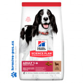 Hill's Science Plan Canine Adult Medium Lamb & Rice 14kg NOVÝ