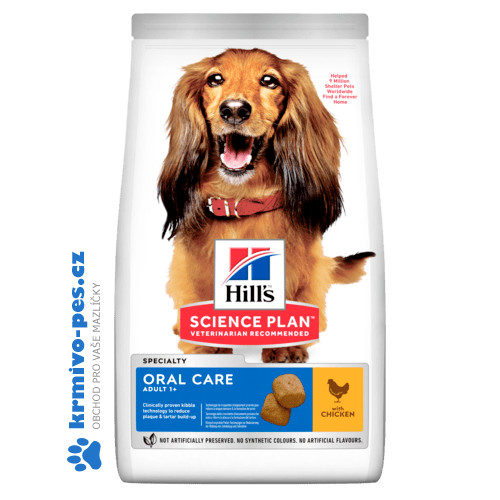 Hill's Can.Dry SP Oral Care Adult Medium Chicken 12kg