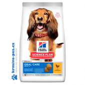 Hill's Science Plan Canine Adult Oral Care Medium Chicken 2kg NOVÝ