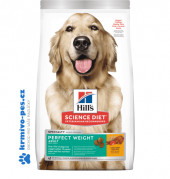 Hill's Science Plan Canine Adult Perfect Weight Large Breed Chicken 12kg NOVÝ