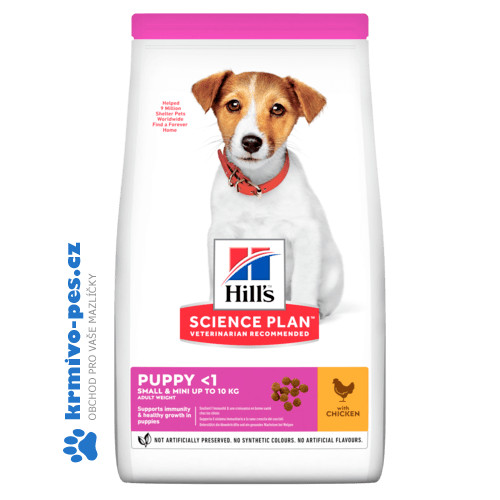 Hill's Science Plan Canine Puppy Small & Mini Chicken 1,5 kg