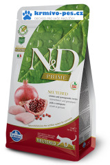 N&D PRIME CAT Neutered Chicken&Pomegranate 5kg