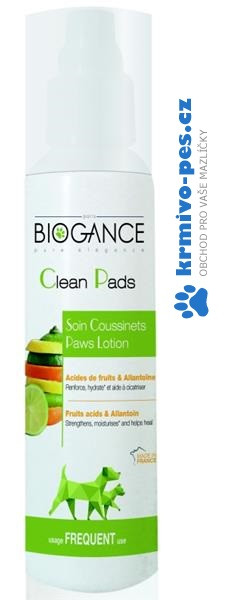 Biogance čistič tlapek Clean Pads 100 ml