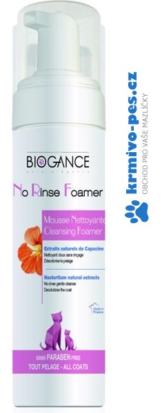 Biogance No rinse foamer cat - pro kočky 200 ml