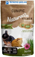 Cunipic Naturaliss snack Immunitiy pro drobné savce 50g