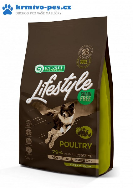 Nature's Protection Dog Dry LifeStyle GF 1,5 kg