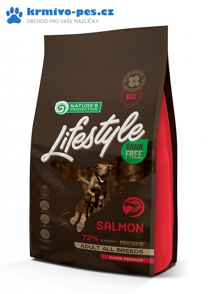 Nature's Protection Dog Dry LifeStyle GF Salmon 1,5 kg