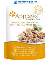 Applaws Cat kapsička kuřecí prsa a hovězí v aspiku 70 g