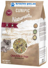 Cunipic Naturaliss Chinchilla & Degu - činčila a osmák 1,81 kg