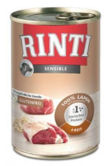 Rinti Dog Sensible konzerva jehně+rýže 400g