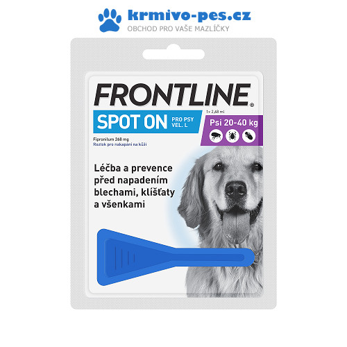 Frontline Spot-On Dog L sol 1x2,68ml MONO - fialový