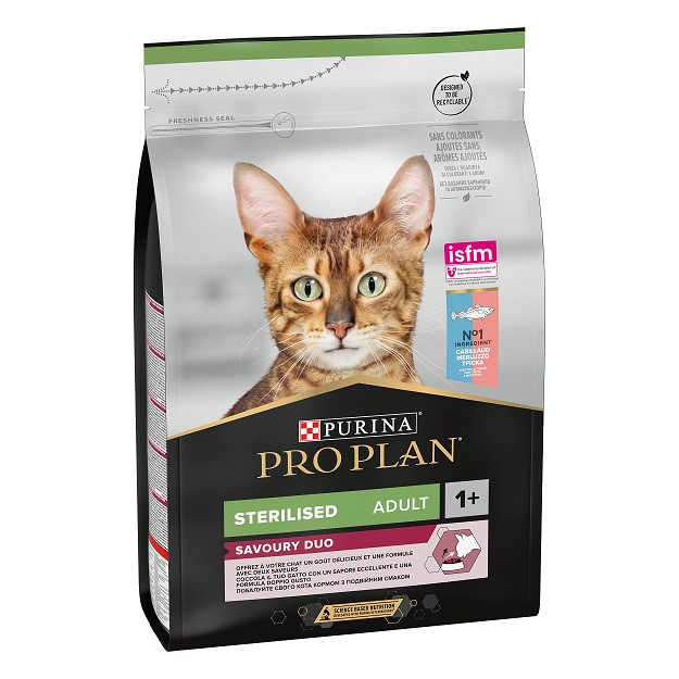 Nestlé ProPlan Cat Sterilised Treska a Pstruh 10 kg